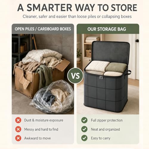 3 Pack XXL Foldable Storage Bags - Image 4