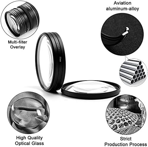 40.5mm Close-up Filter Kit 4 Pieces Macro Filter Accessory Close-up Lens Filter - Image 2