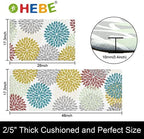 HEBE Anti Fatigue Kitchen Rugs Set of 2, Cushioned Kitchen Mats - Image 2