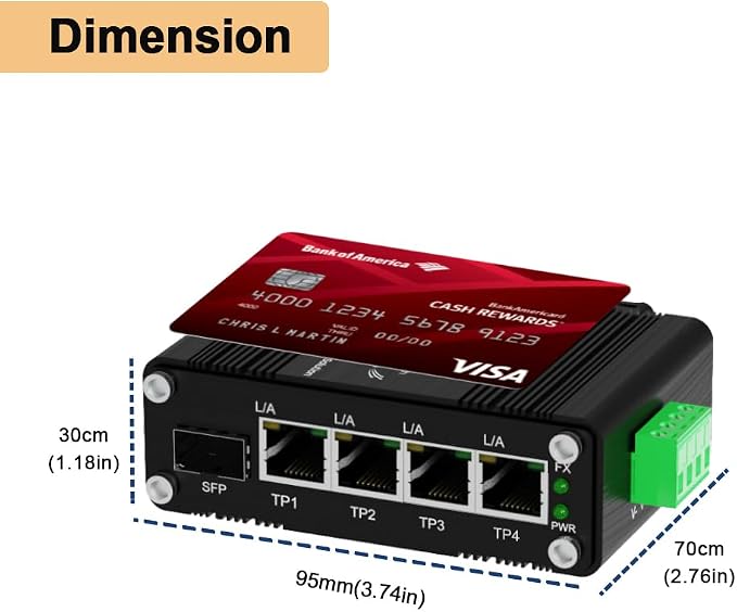 Industrial Gigabit 4-Port Ethernet Switch - Image 6