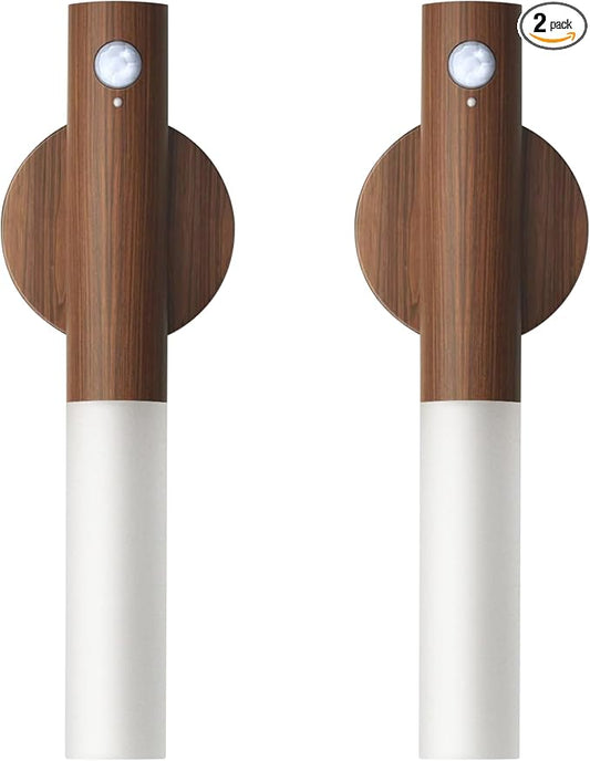 Wooden Motion Sensor Lights Indoor by iThirdHomeOutdoorLighting