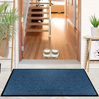 LuxUrux Striped Blue Door Mat - Image 2