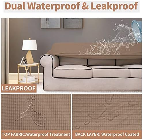 Easy-Going 100% Waterproof Oversized Chair Couch Cover, Stretch Sofa Cover - Image 3