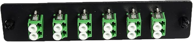 RiteAV LGX Footprint Fiber Optic Cable LC Adapter Patch Panel 6 Ports Loaded - Image 3