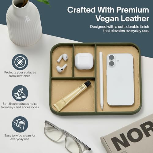 Nordik Leather Valet Tray - Image 3