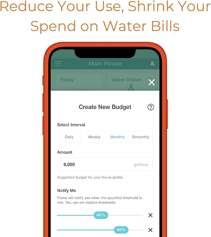 Flume 2 Smart Home Water Monitor & Leak Detector – WiFi Connected, Real-Time - Image 4