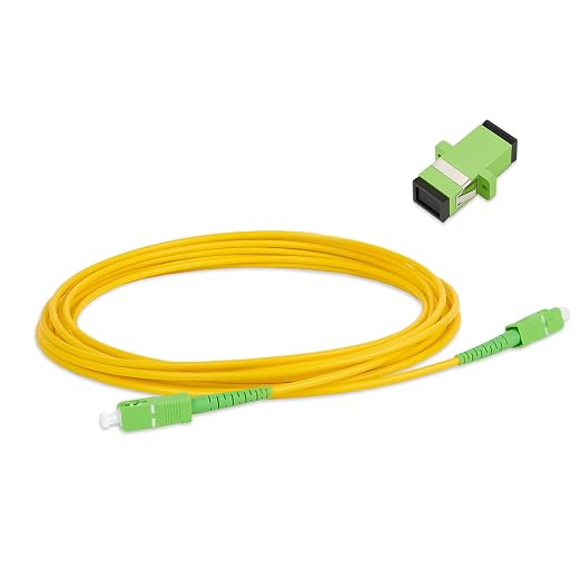 SCAPC to SCAPC Single Mode Fiber Optic Patch Cable – Simplex LSZH Jacket by JOVXIAZ