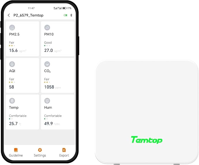 Temtop P2 Air Quality Monitor by Temtop