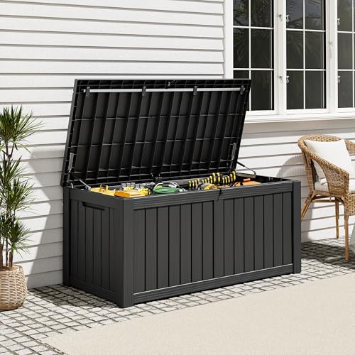 Outdoor Storage Deck Boxes Waterproof, Waterproof and UV Resistant Outdoor - Image 2
