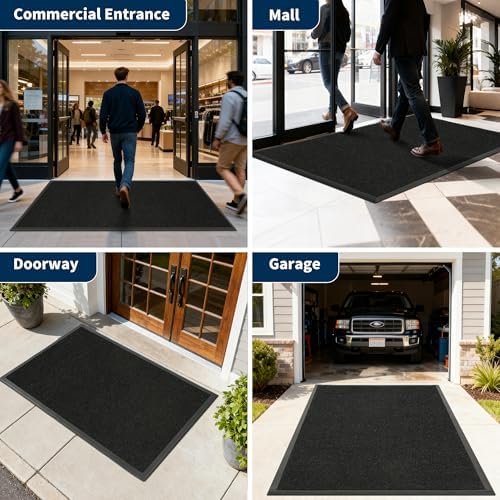 3'X40' Commercial Doormats, Thick Heavy-duty Custom Rubber Door Mat Outside - Image 7