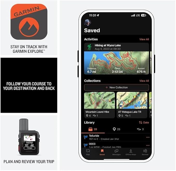 Garmin inReach Mini 3 Rugged Compact Global Satellite Communicator, Color - Image 6