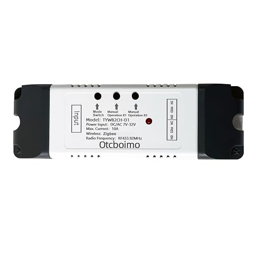 Zigbee Electric Linear Actuator Controller, 2 Channel DC12V 24V Relay Switch by Otcboimo
