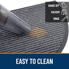 OLANLY Half Circle Front Door Mat 47x32, Waterproof Heavy-Duty Doormat - Image 6