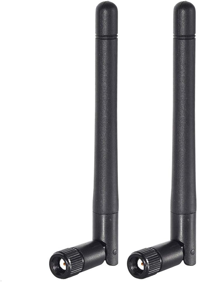 Bingfu Dual Band WiFi 2.4GHz 5GHz 5.8GHz 3dBi MIMO RP-SMA Male Bluetooth Antenna by Bingfu-AntennasConnectivity