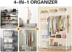 HOMIDEC Wardrobe Closet, Portable Clothes Rack - Image 6