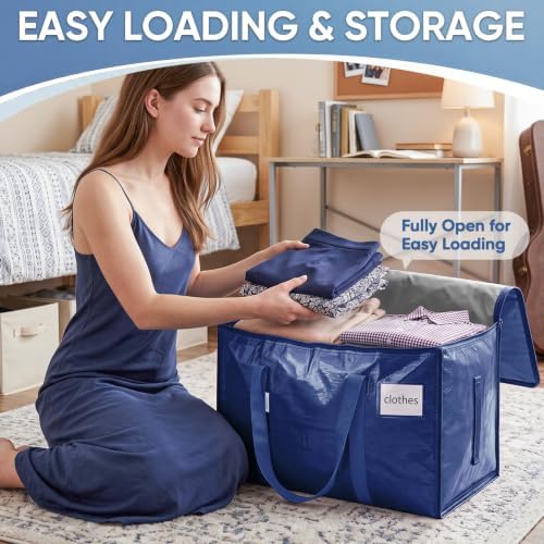 TICONN 4 Pack Extra Large Moving Bags Heavy Duty - Image 4