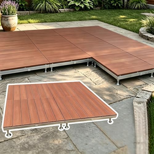 33"x33" Interlocking Decking Tiles, Floating Deck Kit by Unknown