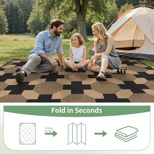 GENIMO Outdoor Rug, Waterproof Plastic Rugs - Image 6