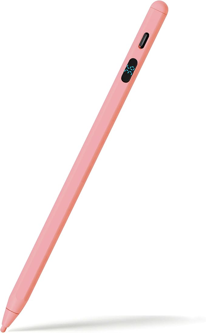 Active Stylus Pen with LED Display, 2-in-1 Dual Modes Digital Pencil by YOUPECK