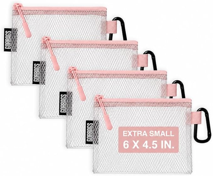 GOBAGS Air Production Extra Small Clear Zipper Pouch – Cable Organizer & Travel by Unknown