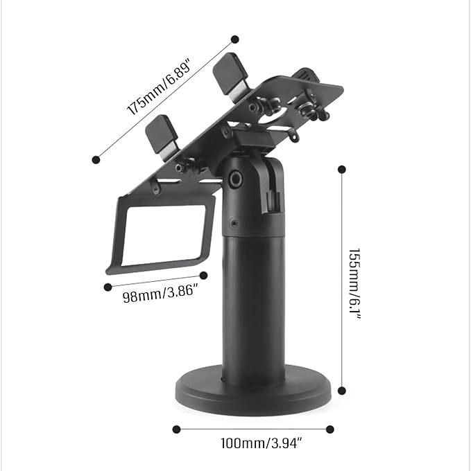 POS Machine Stand 360 Degree Adjust Angle Cashiers Display Holder Rack - Image 8