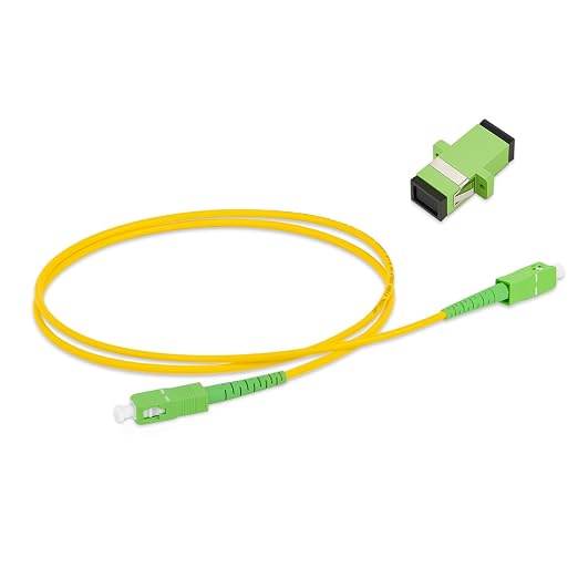 SCAPC to SCAPC Single Mode Fiber Optic Patch Cable – Simplex LSZH Jacket by JOVXIAZ