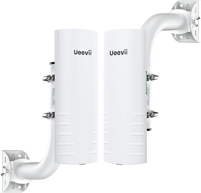 Wireless Bridge Outdoor with 2 Bracket: UeeVii CPE452 Point to Point 5.8G Long by UeeVii