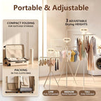 Foldable Tripod Clothes Drying Rack - Image 3