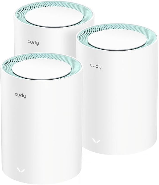 Cudy Dual Band AX1500 WiFi 6 Mesh Wi-Fi System, Replaces Routers and Extenders by Cudy