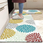HEBE Anti Fatigue Kitchen Rugs Set of 2, Cushioned Kitchen Mats by HEBE