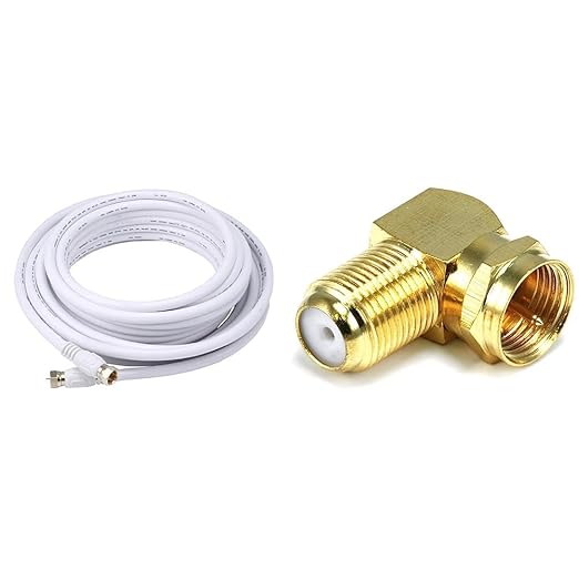 Monoprice 104060 RG6 Quad Shield CL2 Coaxial Cable by Monoprice