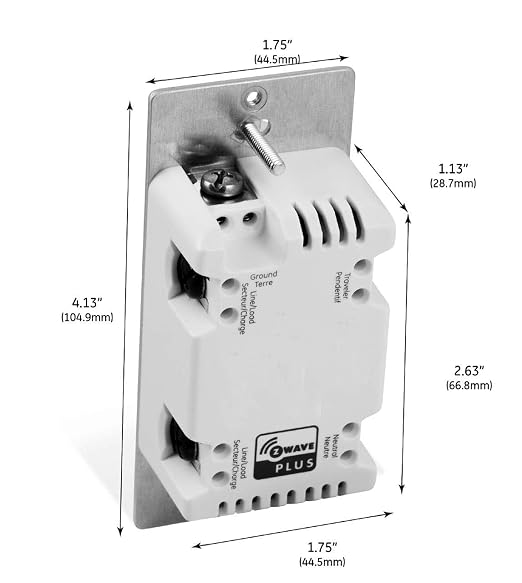 Bryant Electric IDEVZ05DW ZWave Enabled RF Single Controlled TR Receptacle - Image 2