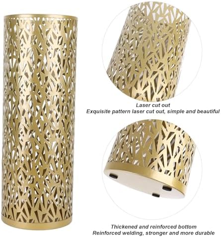 Ejoyous Umbrella Stand, Metal Hollowed Freestanding Organizer - Image 3