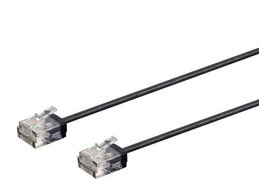 Monoprice Cat6 50ft Black Patch Cable UTP 32AWG 550MHz Pure Bare Copper by Monoprice