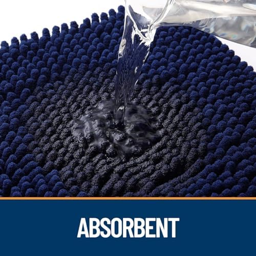 OLANLY Dog Door Mat for Muddy Paws 59x24, Super Absorbent Chenille Mud Mat - Image 3
