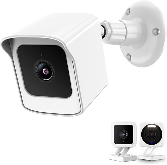 PEF Mount for All-New Wyze Cam V4 and V3, Weatherproof Protective Cover and 360 by PEF