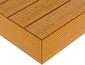 1/6 ft. x 1 ft. Quick Deck Composite Deck Tile Outside Corner Fascia in by NewTechWood