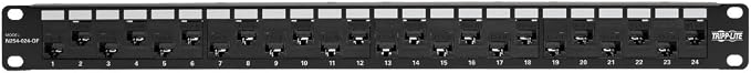 Tripp Lite 24-Port Cat5e Cat6 Feed-Through Patch Panel Offset w/Cable - Image 3