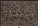Boho Brown Washable 2x3 Entryway Rug - Image 2