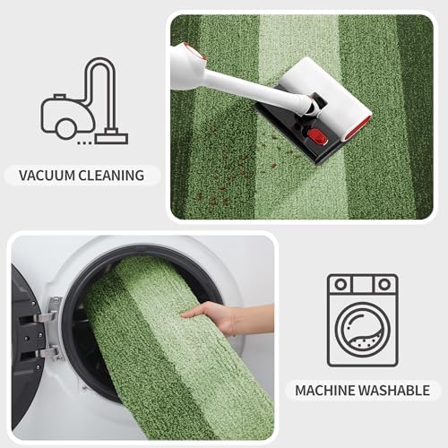 Kitinjoy Indoor Outdoor Door Mat, 45x27 Non-Slip Dirt Trapper Doormats - Image 5