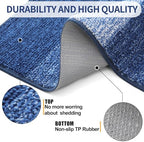 Kitinjoy Indoor Outdoor Door Mat, 71x47 Non-Slip Dirt Trapper Doormats - Image 3