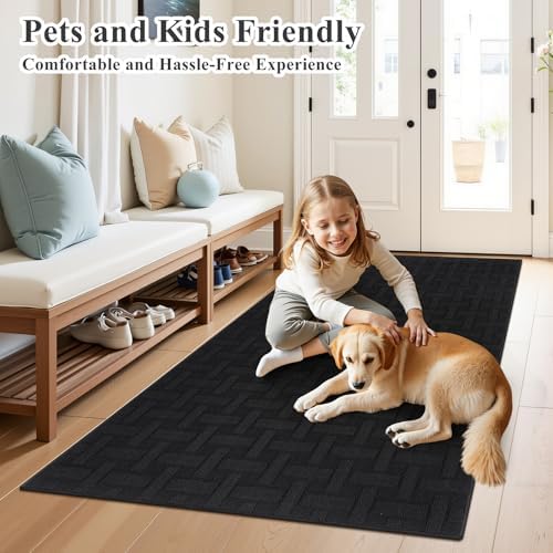 Ileading Indoor Door Mat 3x5ft, Absorbent Muddy Mats - Image 2