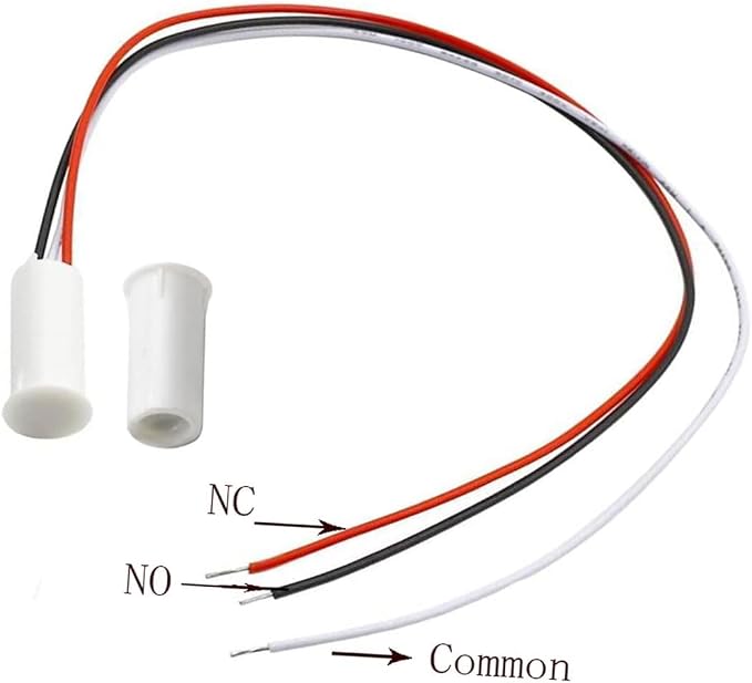 RC-35 NC/NO Magnetic Reed Switch Recessed Wired Door Window Alarm, Magneti Door - Image 3