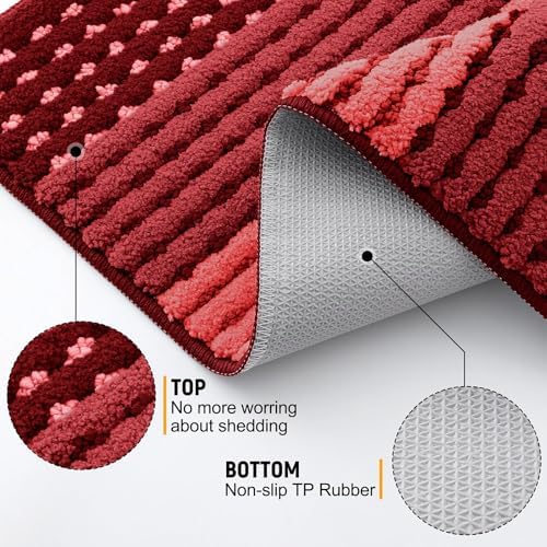 Kitinjoy Indoor Outdoor Door Mat, 40x32 Non-Slip Dirt Trapper Doormats - Image 3