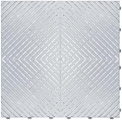 Swisstrax Ribtrax Smooth PRO Interlocking Garage Floor Tiles, 15.75 x 15.75-Inch by Swisstrax
