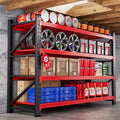 71.3” Wide Heavy Duty Metal Garage Shelving, Adjustable Storage Shelf by AFAIF