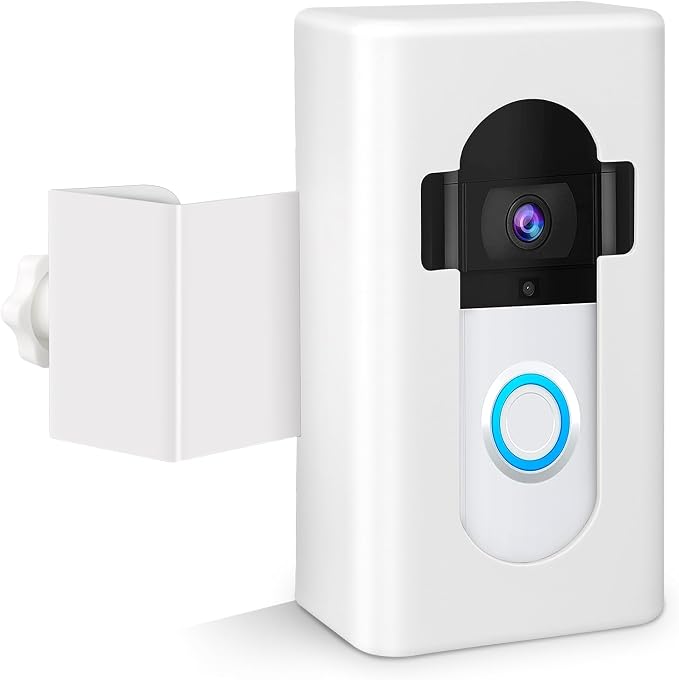 Anti-Theft Video Doorbell Door Mount, Doorbell No-Drill Mount Fit by Himtop