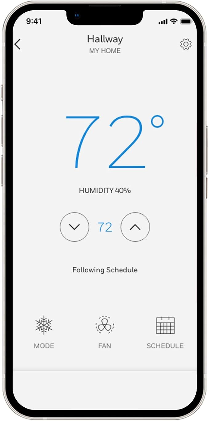 Honeywell Home T9 WIFI Smart Thermostat, Smart Room Sensor Ready, Touchscreen - Image 15