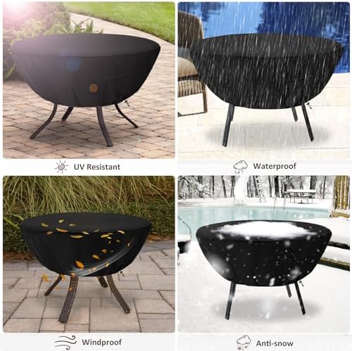 Round Patio Table Cover, Suitable - Image 5