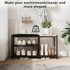 Shoe Bench with Shoe Rack, Shoe Rack - Image 3
